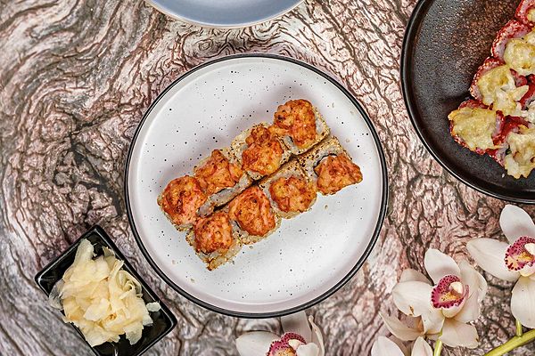 Эльбрус с лососем