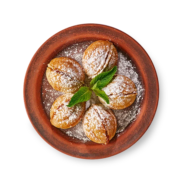 Орешки со сгущенкой и грецким орехом