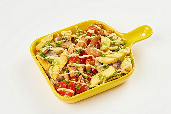 С Курицей и лечо