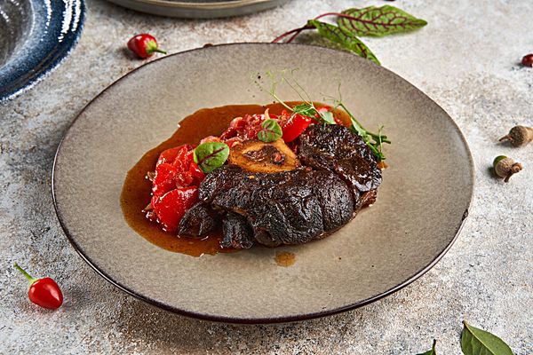 Оссобуко с овощами