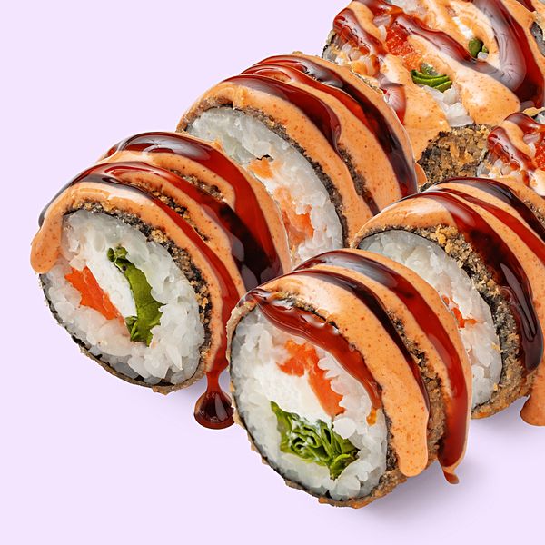 Горячий лосось