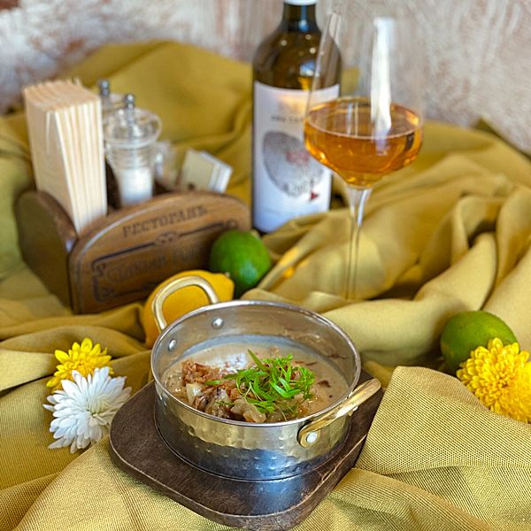 Рапаны в соусе Берблан