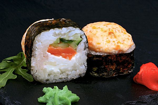 Сырный с лососем