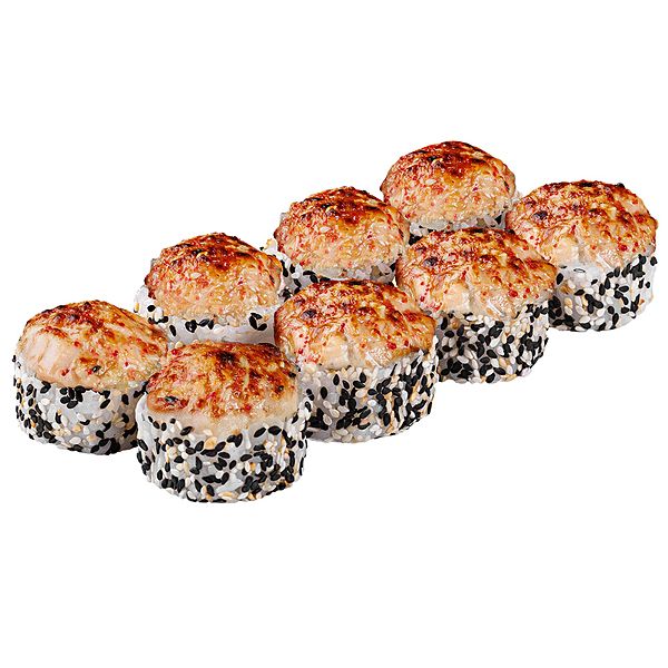 Запеченный ролл Хот с креветкой