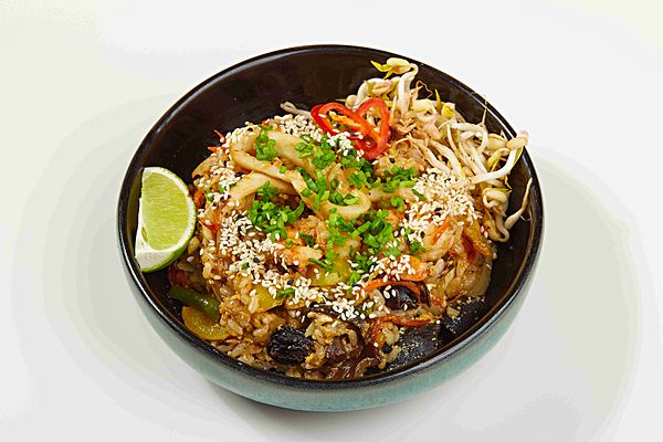 Тяхан с морепродуктами