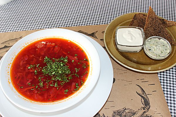 Борщ с говядиной