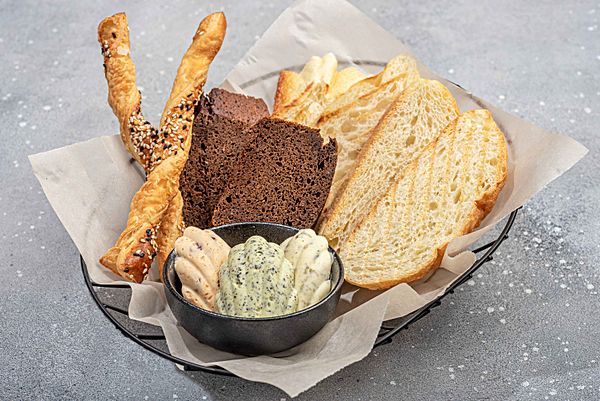 Сливочный сет /масло нори/масло оливка/масло вяленые томаты