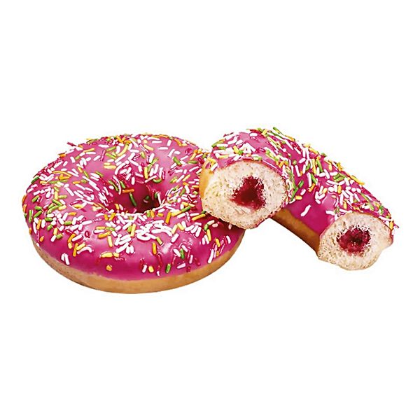 Донат клубничный