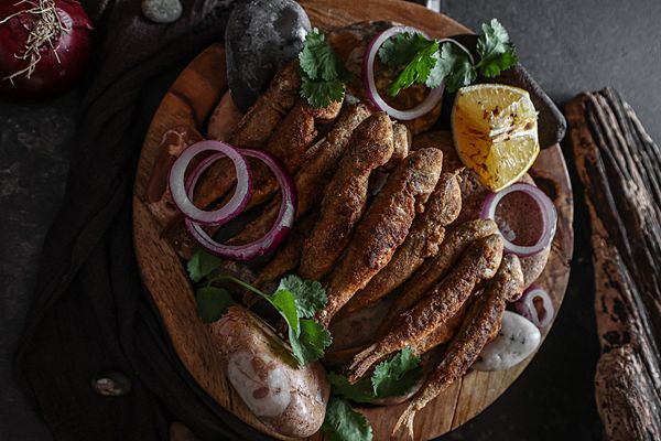 Барабуля на горячих камнях