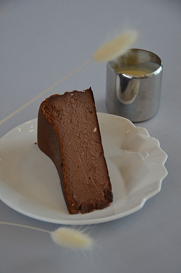 Чизкейк Сан-Себастьян шоколадный