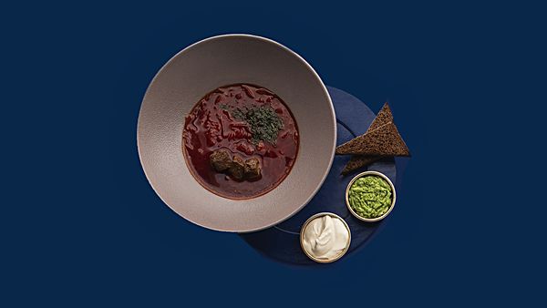 Красный борщ