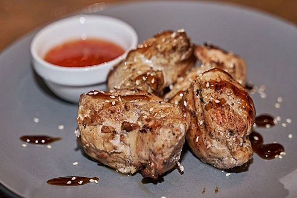 Шашлык из куриного филе