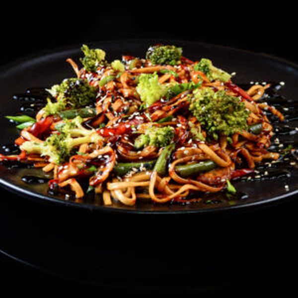 Удон с овощами