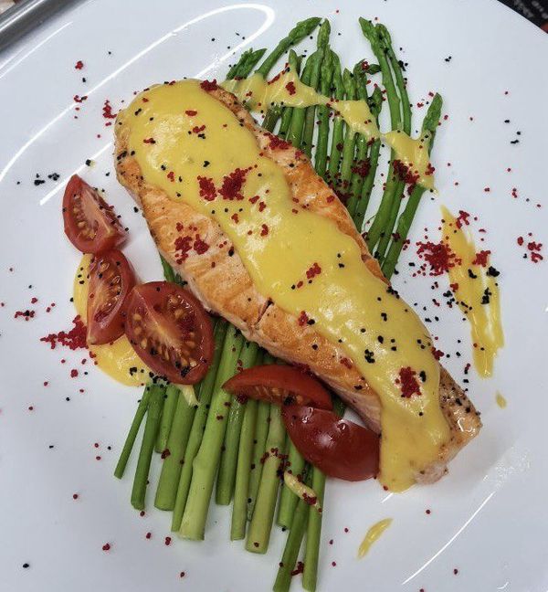 Стейк из лосося