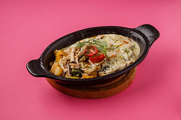 Сковородка с курицей