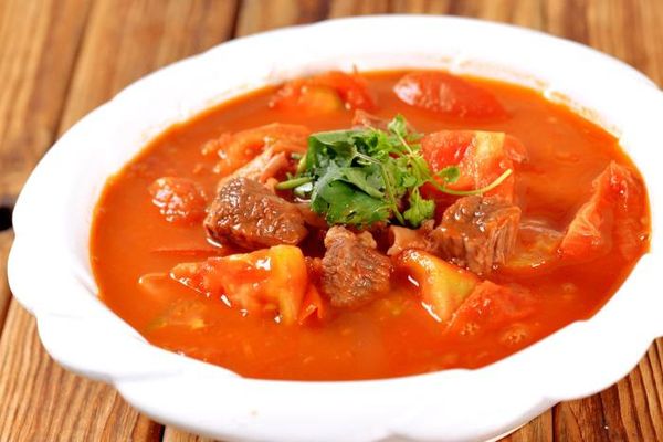 Суп с говядиной