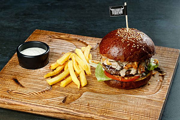 Бургер грибной