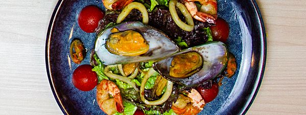 Тёплый салат 