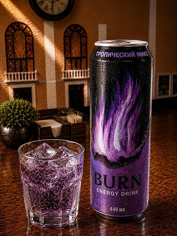 Энергетик Burn «Тропический микс»