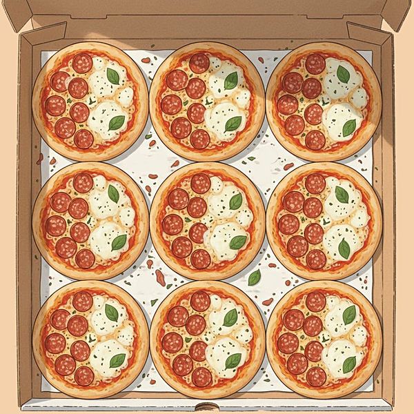 9 Мини-пицц «Пицца-Шото Тодороки»