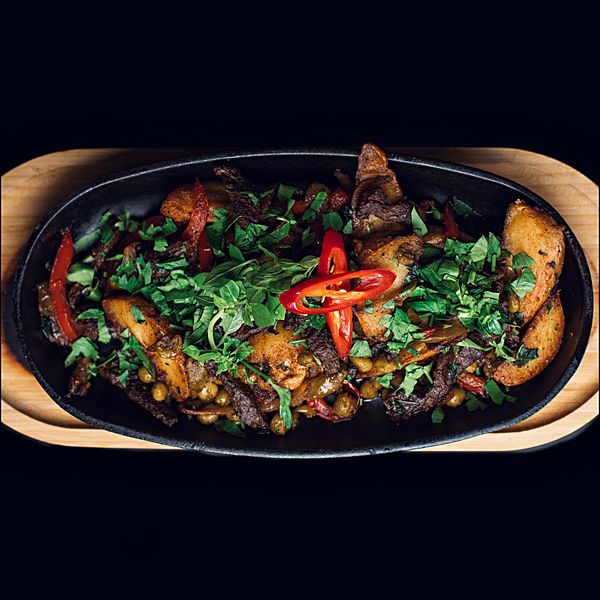 Кер-у-сус с говядиной