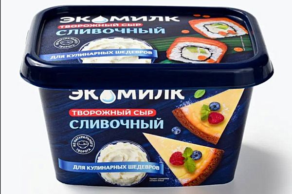 Сыр творожный Экомилк 60% 350г