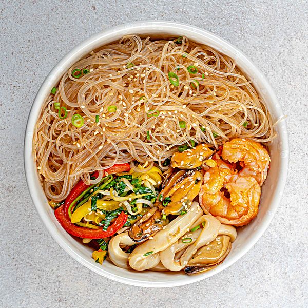 Фунчоза с морепродуктами