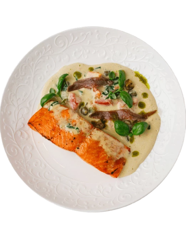 Стейк лосося