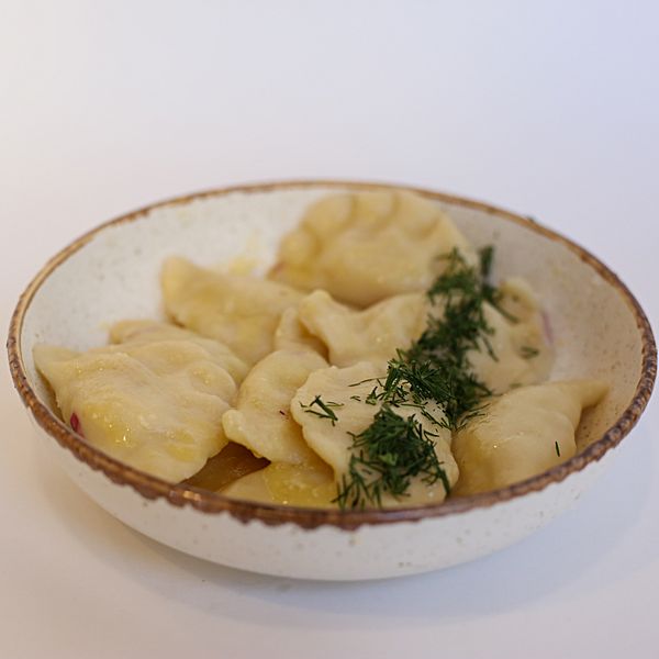 Вареники с картофелем и грибами