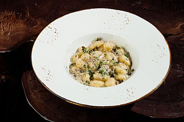 Ньокки в сливочно-грибном соусе