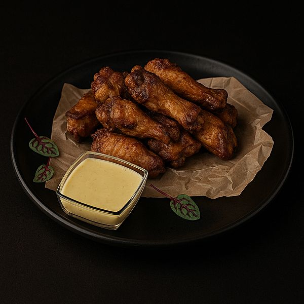 Крылья в соусе кокосовый карри