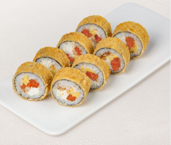 Темпура с лососем и угрём