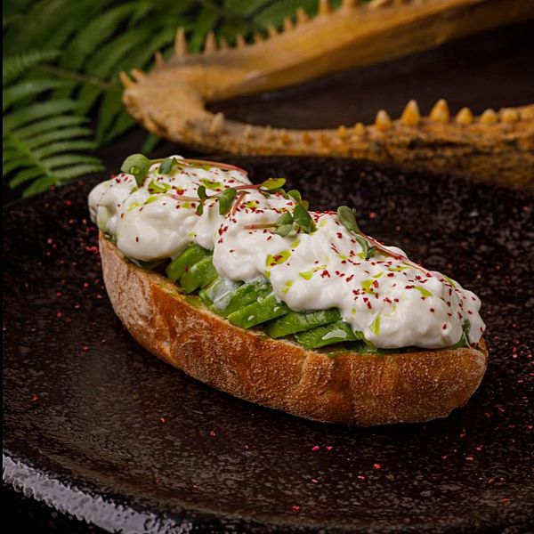 Брускетта с сыром