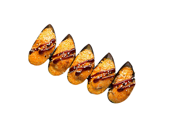 Запеченные мидии