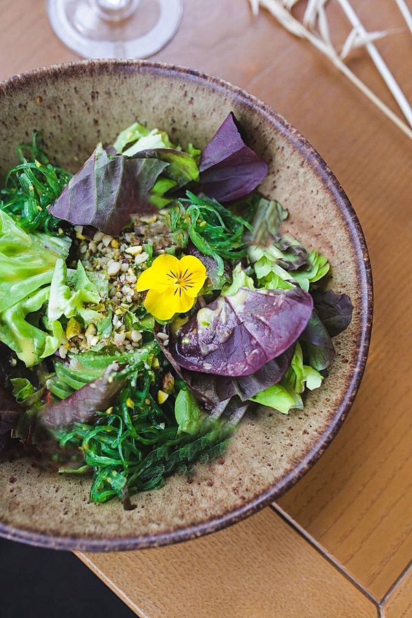 Салат зеленый с авокадо