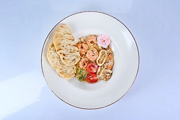 Соте из морепродуктов