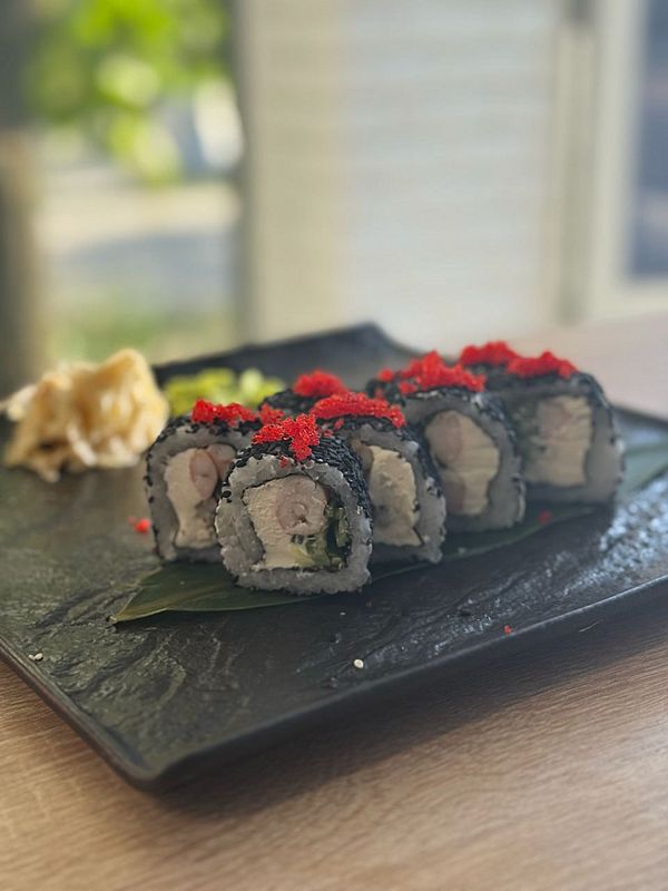 Сезам с креветкой