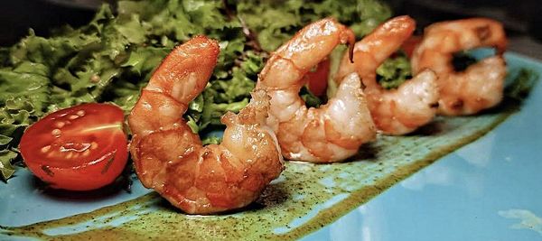 Салат с креветкой