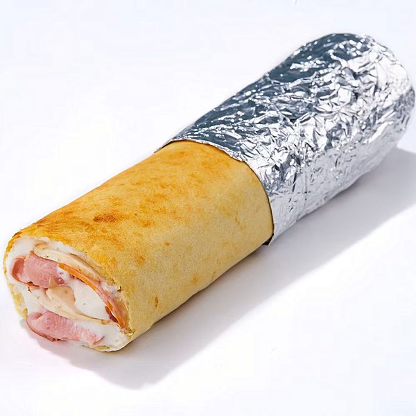 Сэндвич - ролл с ветчиной и грибами