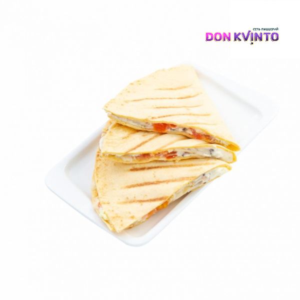 Кесадилья с грибами и сыром