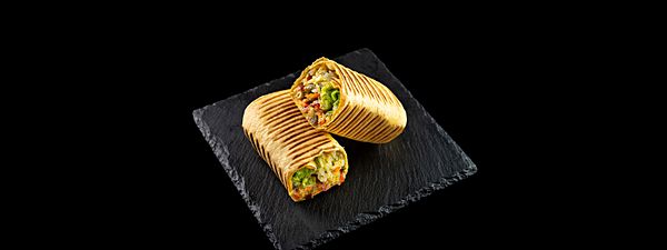 Буррито с овощами и рисом