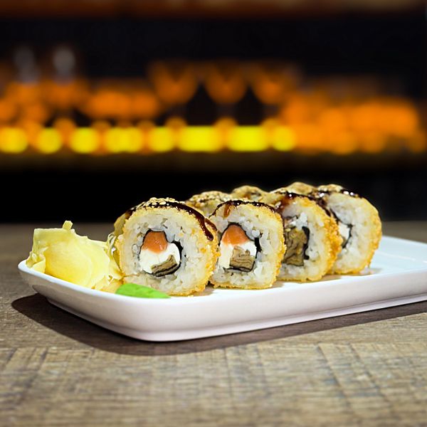 Горячий с лососем