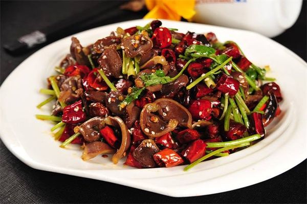 Жареный куриный потрох