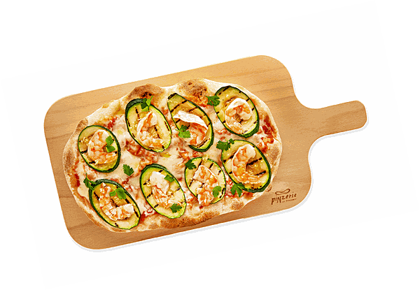 Креветки и цукини