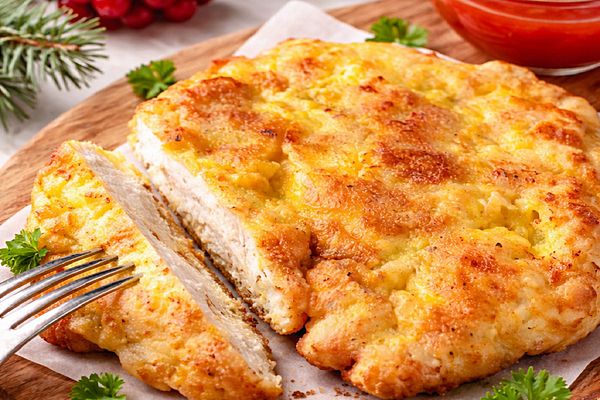 Шницель из мяса курицы