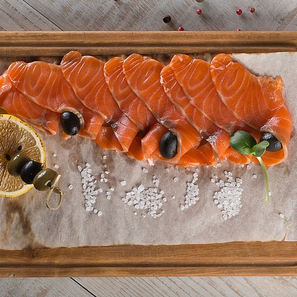Лосось слабой соли