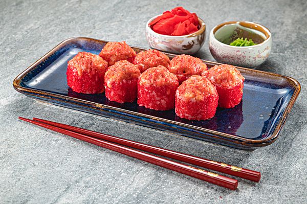 Запечённый ролл со снежным крабом