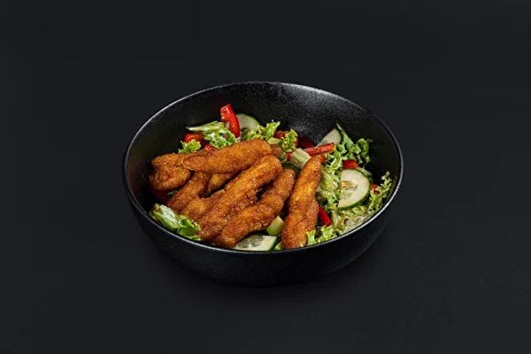 Азиатский салат с курицей