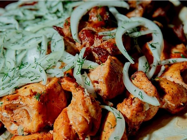 Шашлык из филе курицы