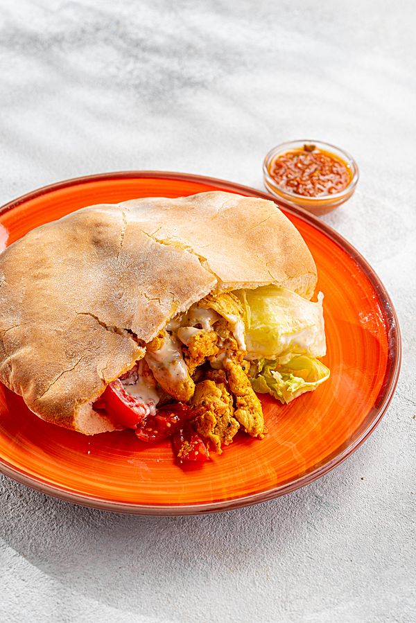 Пита с курицей дюнар